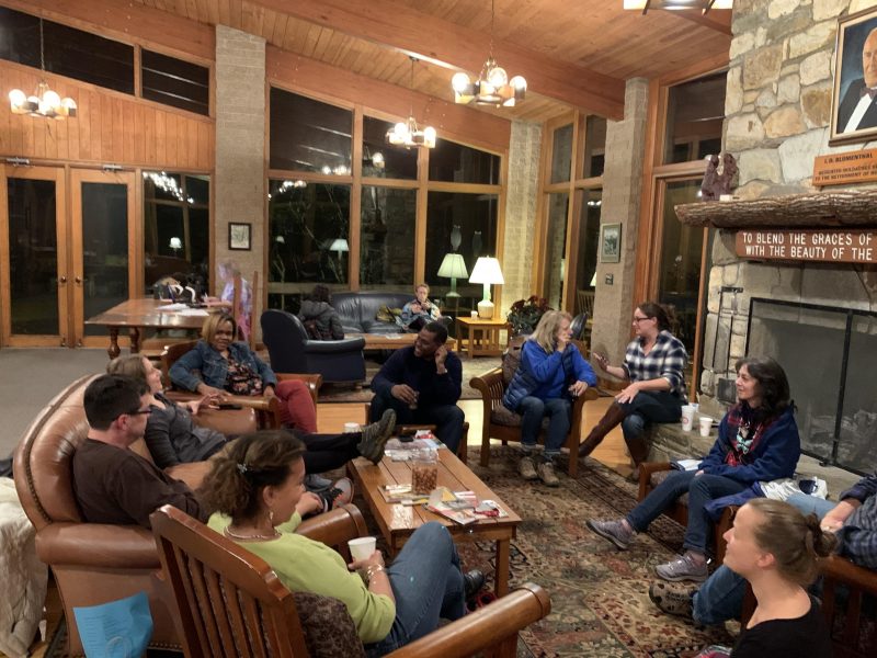 Fireside lounge
