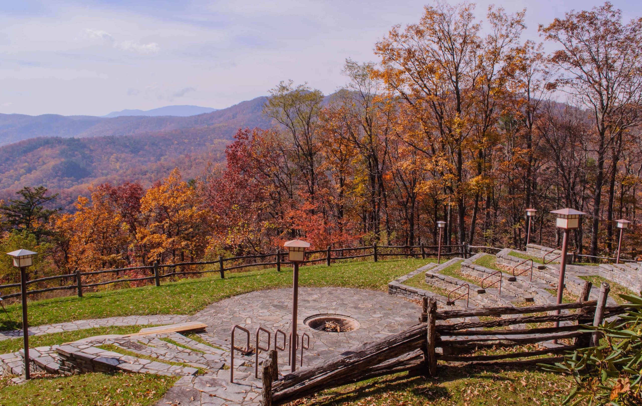 The outdoor amphitheater