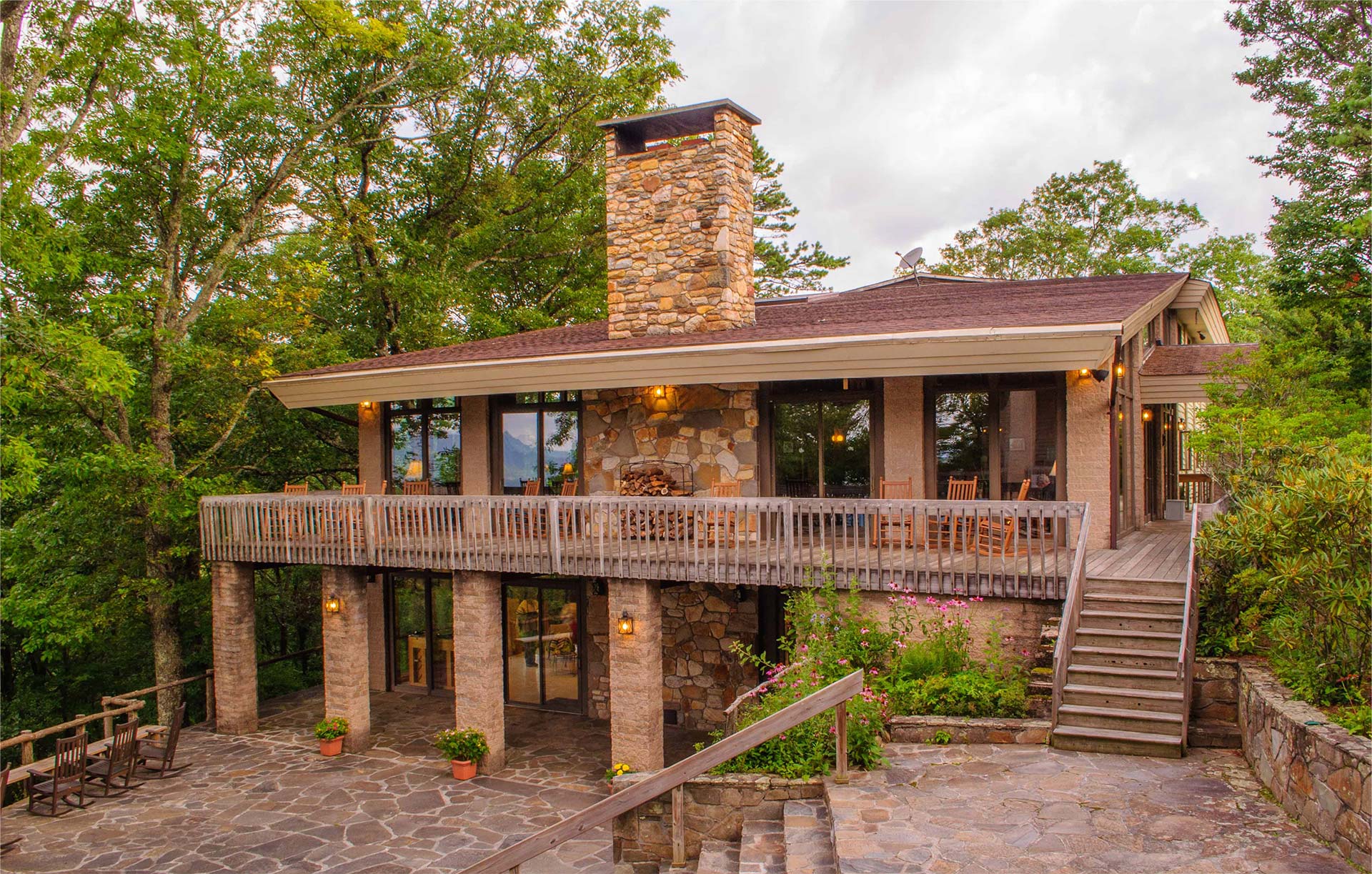 The main lodge